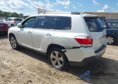2012 Toyota Highlander Limited V6 из США, поврежденный, VIN 5TDYK3EH1CS062313